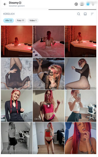 Dieamy Голи Изтичания OnlyFans Снимки 11