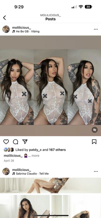 MOliliciOus Голи Изтичания OnlyFans Снимки 5