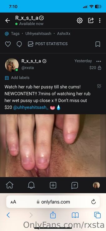 rxsta Голи Изтичания OnlyFans Снимки 6