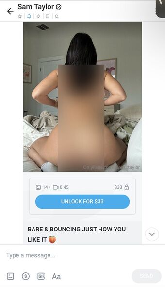 Sam Taylor Голи Изтичания OnlyFans Снимки 72